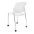 Стул Movie с колесами (пластик белый) Стул Movie с колесами (пластик белый)