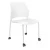 Стул Rewind с колесами (пластик белый) Стул Rewind с колесами (пластик белый)