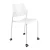 Стул Movie с колесами (пластик белый) Стул Movie с колесами (пластик белый)