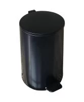 Урна с педалью 20 л (чёрная)