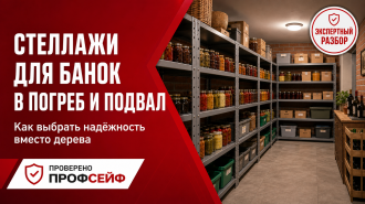 Стеллажи для банок в погреб и подвал: почему металл лучше дерева